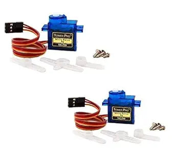 180 Degree Rotation Continuous SG 90 Micro/Mini Servo Motor for RC Planes, Cars and Robots