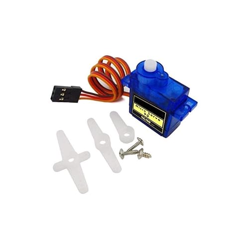 180 Degree Rotation Continuous SG 90 Micro/Mini Servo Motor for RC Planes, Cars and Robots